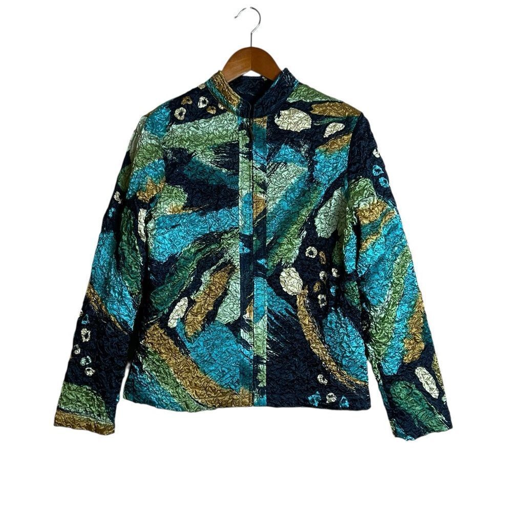 TanJay Multicolor Abstract Jacket